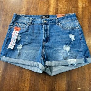 Women's EnJean Blue Denim Shorts